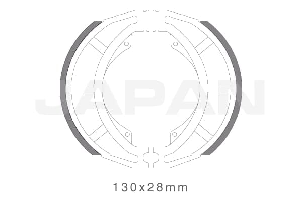 bandas de freno gg 101013.' 'Industrias Japan