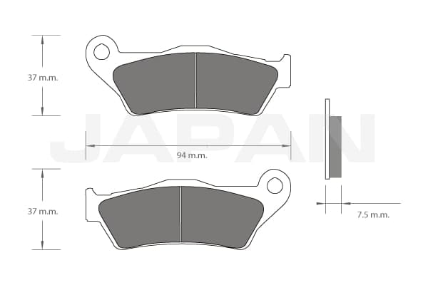 Pastilla De Freno Delantero Discover 125 ST / Pulsar 125 NS / PULSAR 160 NS  / CT 125